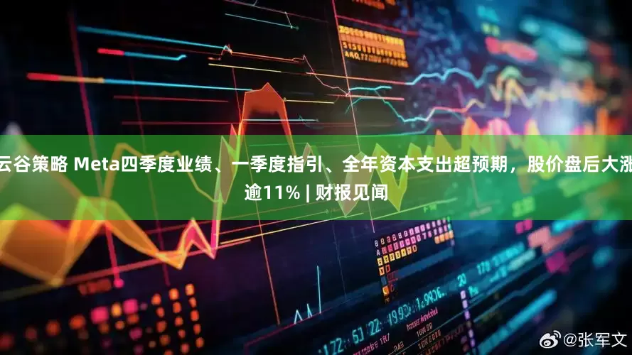 云谷策略 Meta四季度业绩、一季度指引、全年资本支出超预期，股价盘后大涨逾11% | 财报见闻