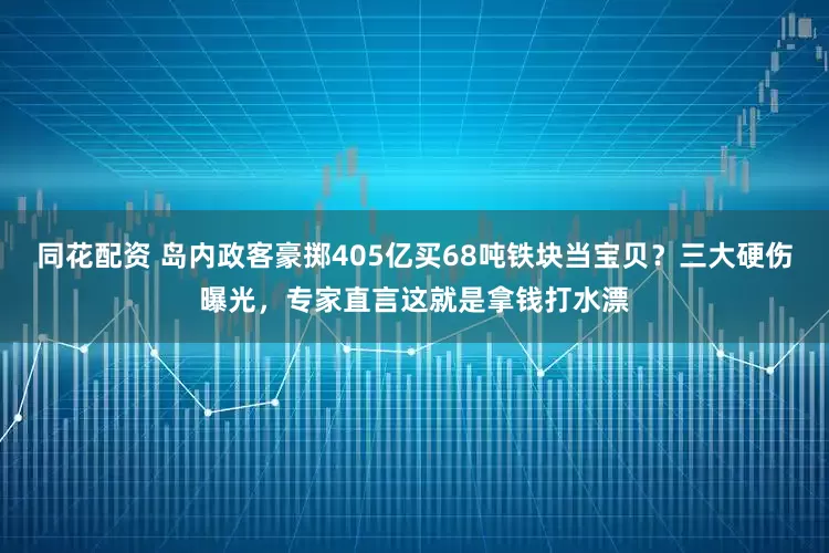 同花配资 岛内政客豪掷405亿买68吨铁块当宝贝？三大硬伤曝光，专家直言这就是拿钱打水漂