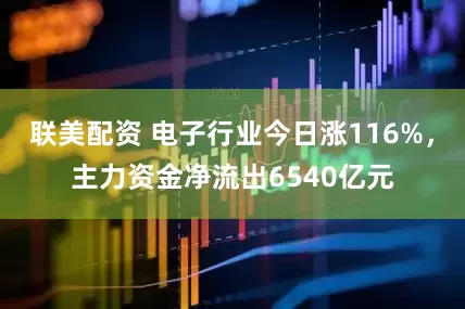 联美配资 电子行业今日涨116%，主力资金净流出6540亿元
